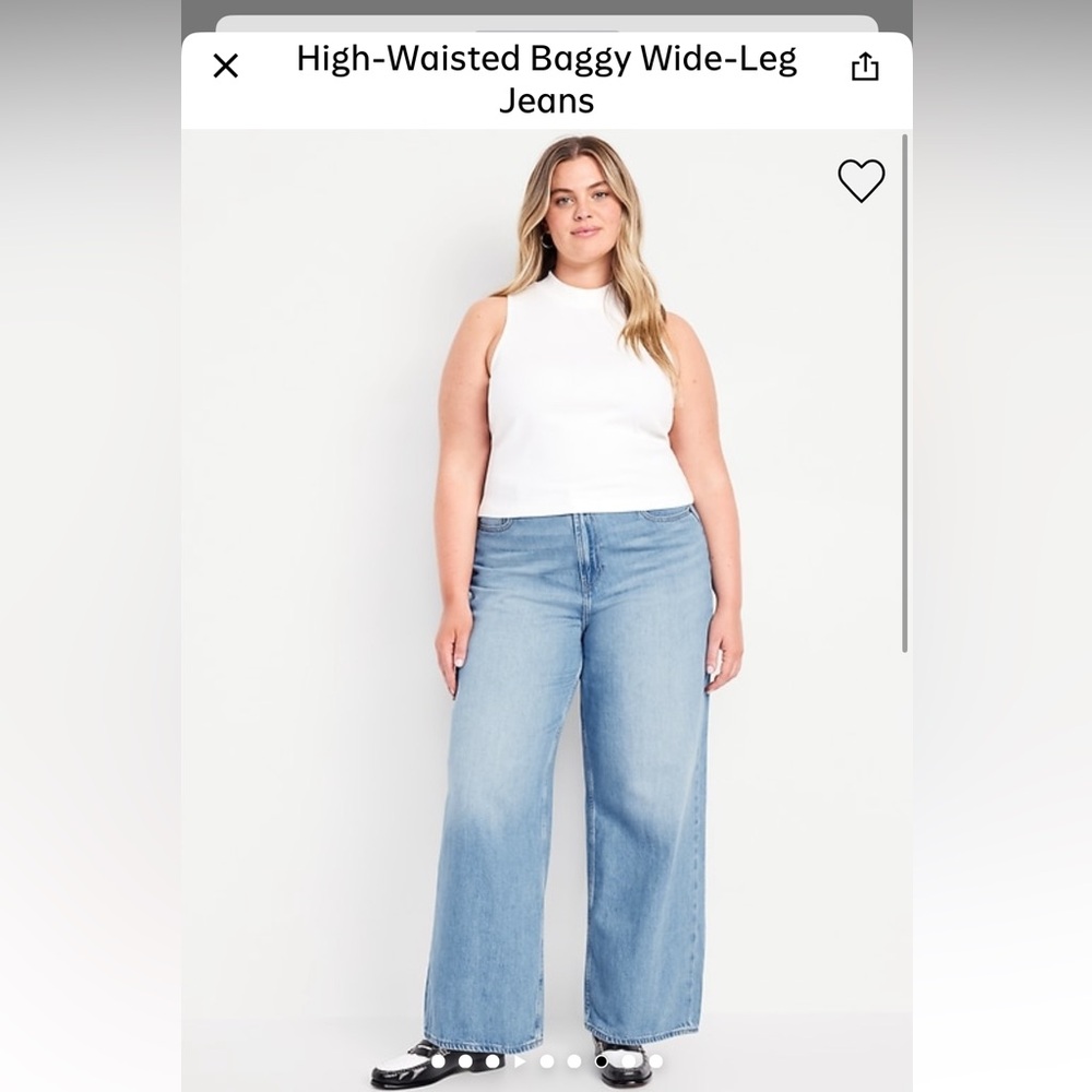 NEW Blue Flare Wide Leg Jeans
